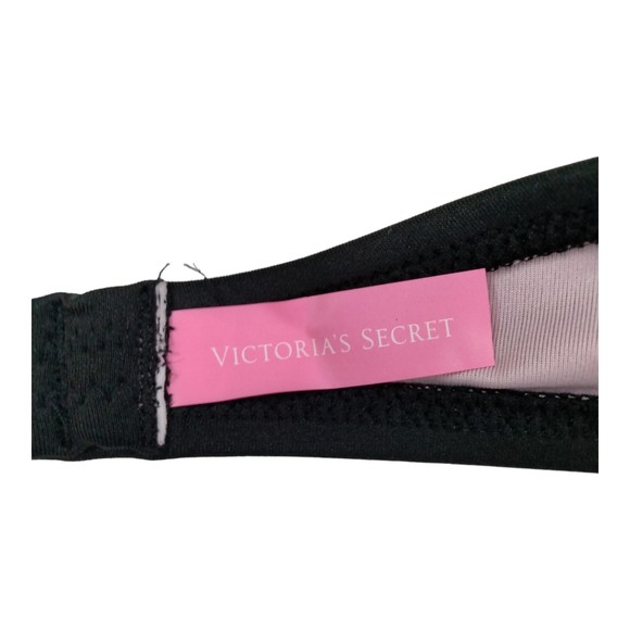 Victoria's Secret 32C The Flirt Bandeau Colorblock Swim Top Z34UN Molded Push Up - Picture 8 of 8